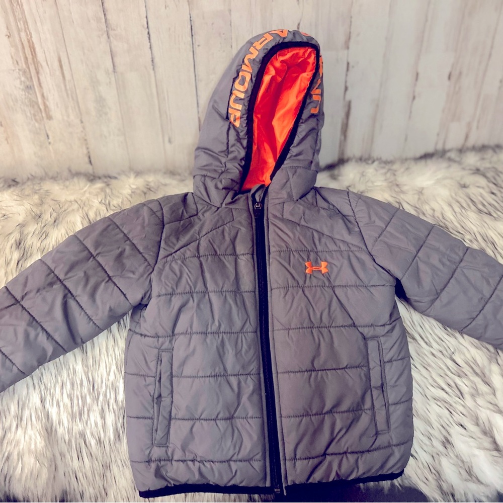 Toddlers under armor coat